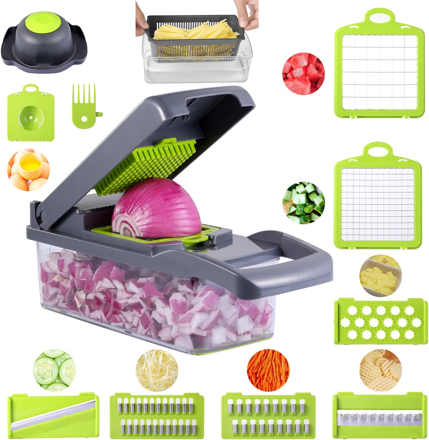 Vegetable Cutter Chopper & Slicer
