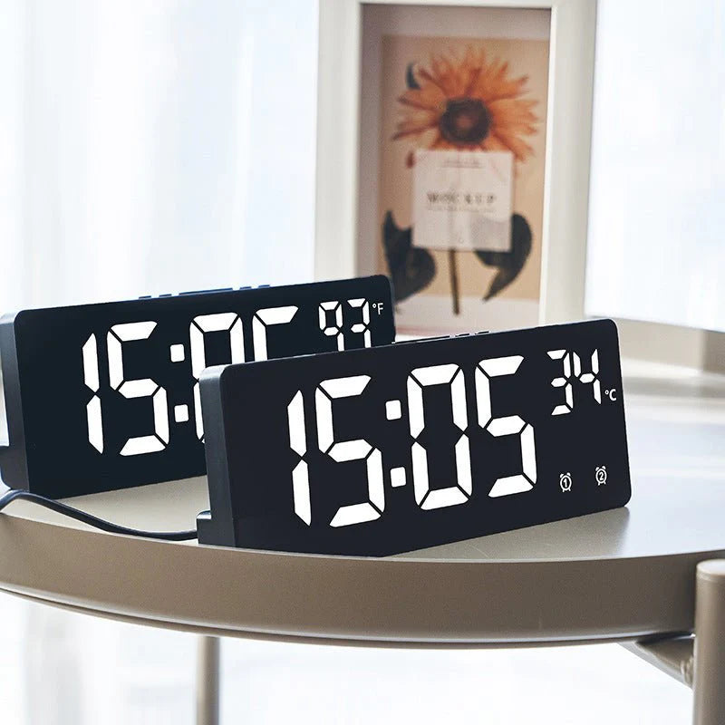 Creative Multi-functional Electronic Clock | Large Screen | Multi-Alarm