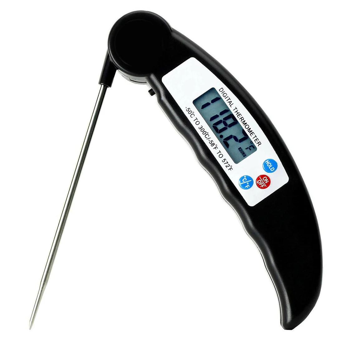 Instant-Read Meat Thermometer | Digital Food Thermometer | 3-Second Precision